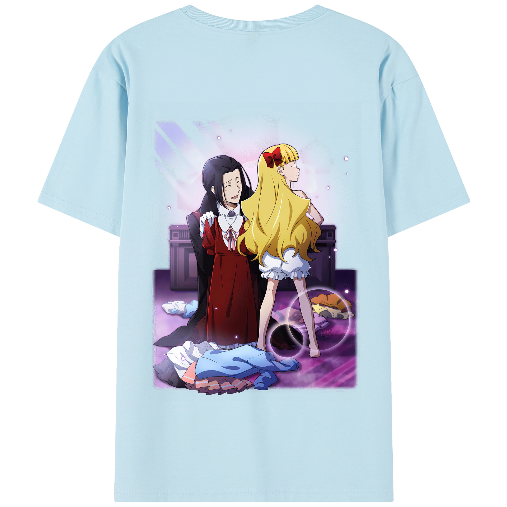 （画像用） 文豪ストレイドッグス Bungo Stray Dogs 綿100％半袖Tシャツ（背面プリント）